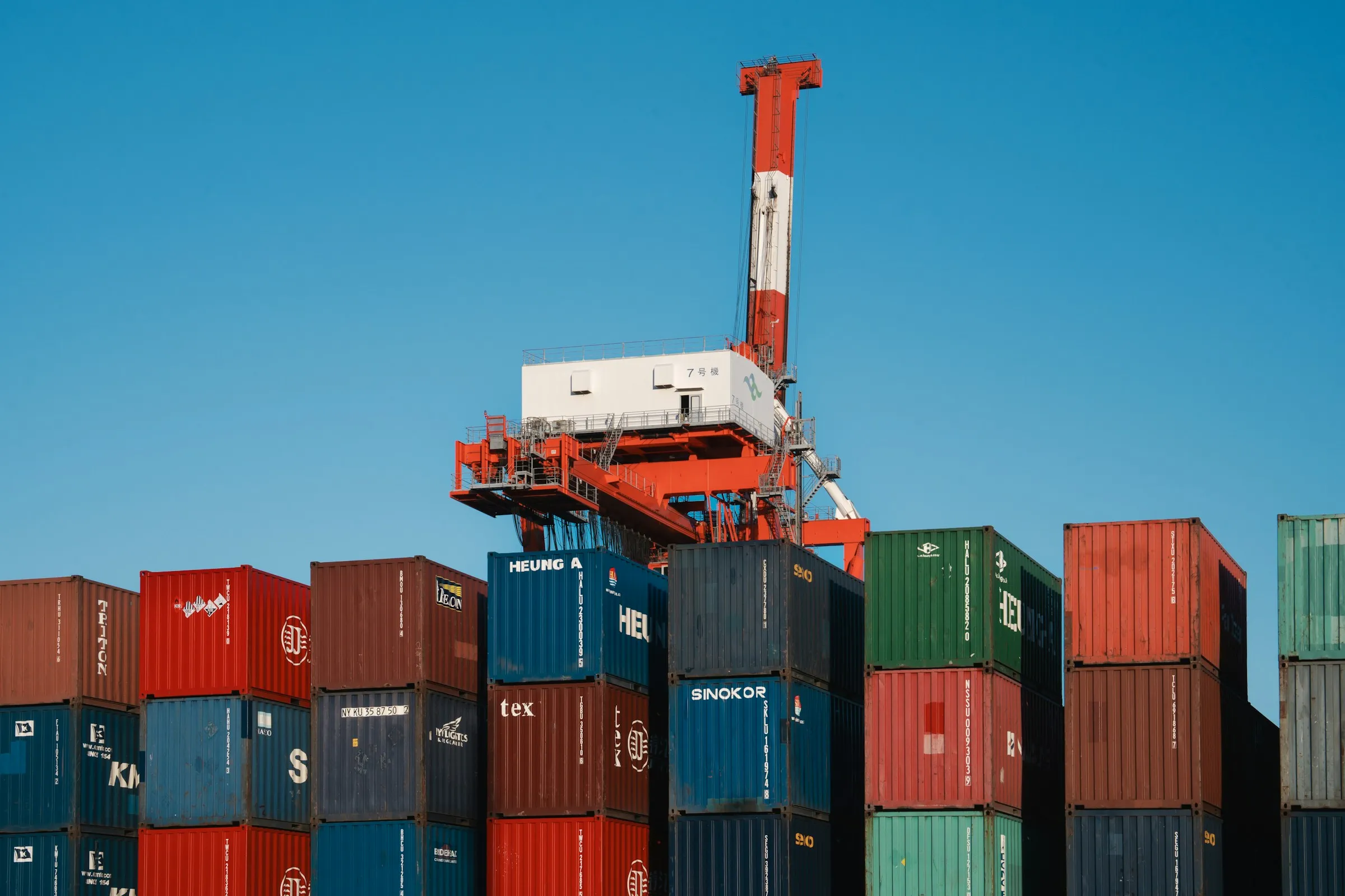 A container ship